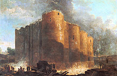 Robert, La Bastille dans les premiers jours de sa démolition, 1789