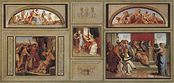Fünf Wandbilder in der Casa Bartholdy in Rom, 1818 