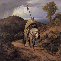 Lessing, Heimkehrender Kreuzritter, 1835