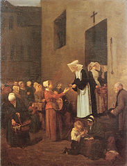 Bonvin, La charité, 1851