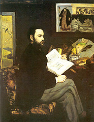 Manet, Portrait d'Émile Zola, 1868