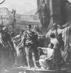 Van Loo, Auguste faisant fermer les portes du temple de Janus, 1765