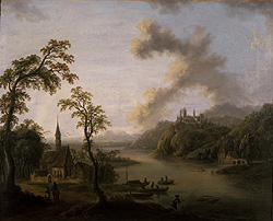 Schütz, Flußlandschaft, 1776