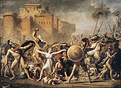 David, Les Sabines, 1794-1799