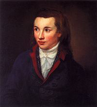 Novalis-Portrait verm. von Franz Gareis, um 1800, Schloß Oberwiederstedt