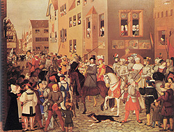 Pforr, Der Einzug König Rudolfs von Habsburg in Basel 1273, 1800-1810