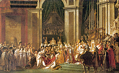 David, Le Sacre de Napoléon et le couronnement de l'Impératrice Joséphine, 1805-1807