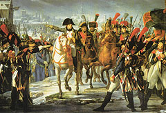Gautherot, Napoléon harangue le deuxième corps de la Grande Armée, 1805
