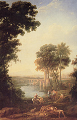 Lorrain, Moses im Schilfkorb, 1640