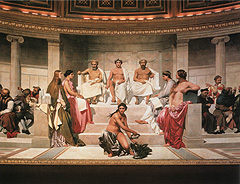 Detail Delaroche, L'Hémicycle de l'École des Beaux-Arts, 1836-1841