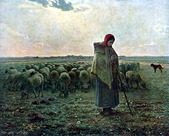 Millet, Die Hirtin, 1863