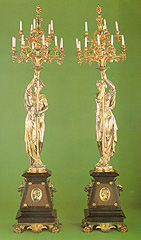Albert Carrier-Belleuse, Kandelaber, um 1862