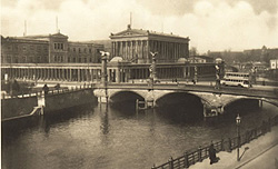 Blick auf die Alte Nationalgalerie in Berlin